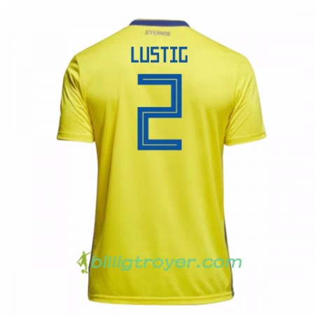 Billige Fotballdrakter Sverige Lustig 2 VM 2018 Hjemmedraktsett